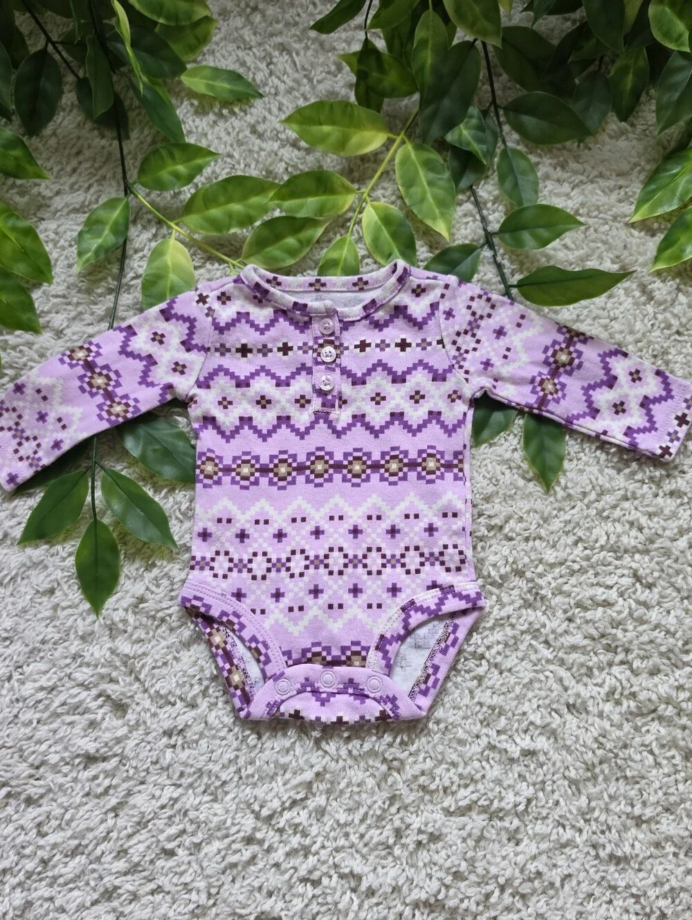 Baby Girl Boho (Aztec) Onesie (Newborn)